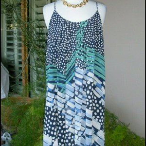 NiC & ZOE Geometric Maxi Swing Sun Dress